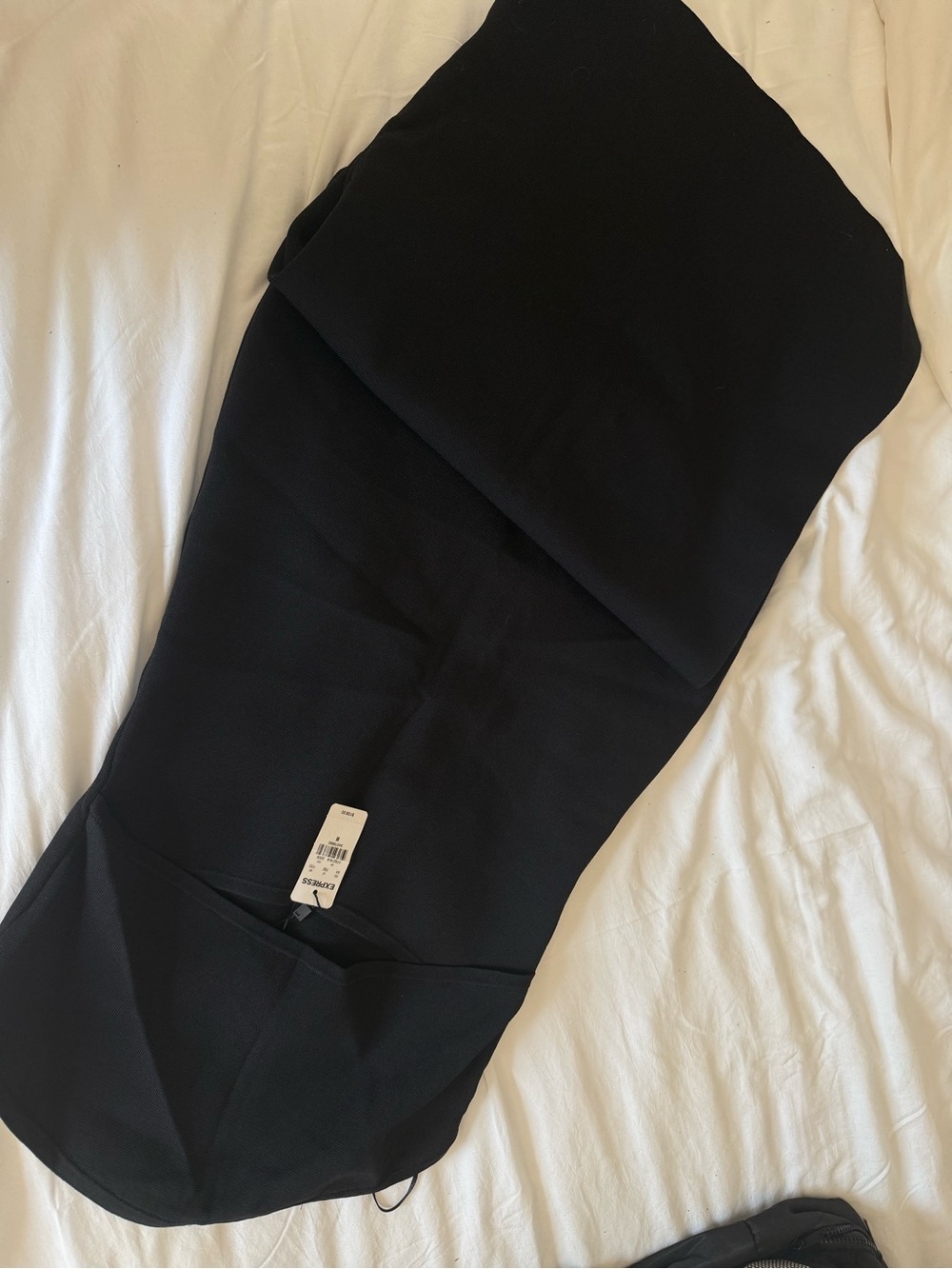 Black Women's midi body contour bondage dressClassic Minimal Style